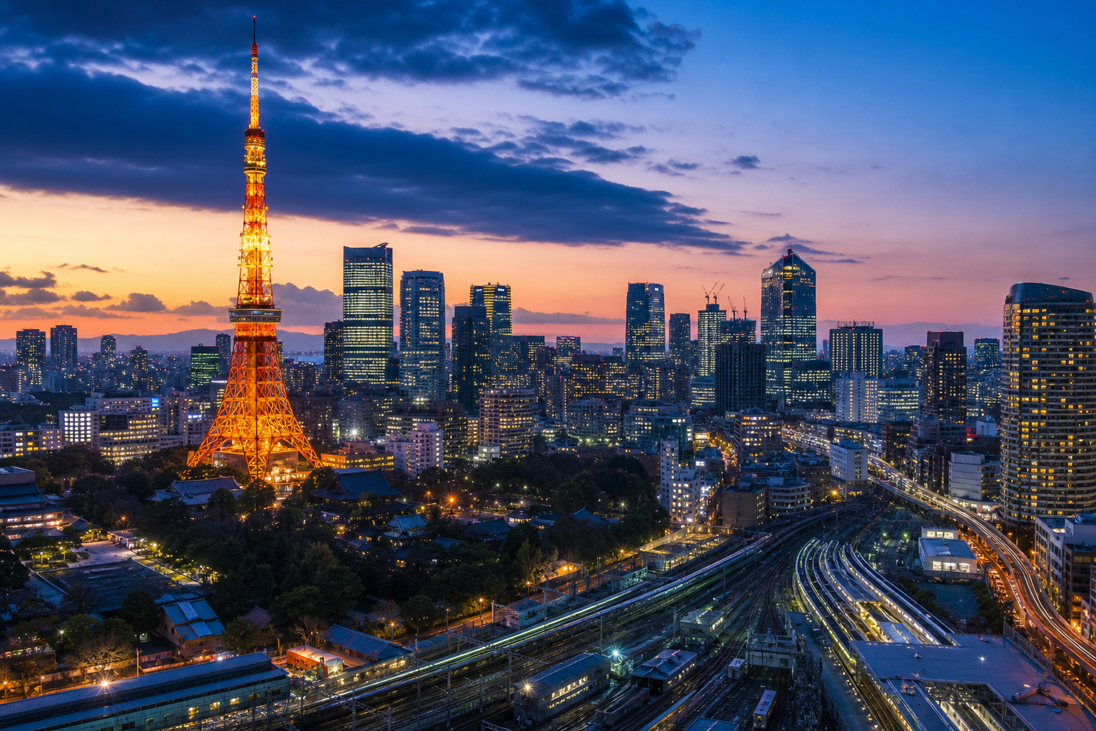 Tokyo skyline